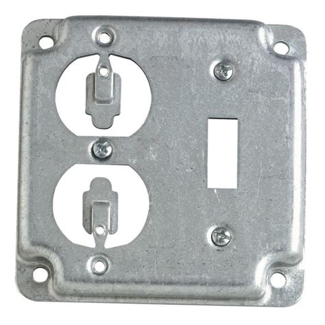 electrical box wall plate|metal electrical boxes and covers.